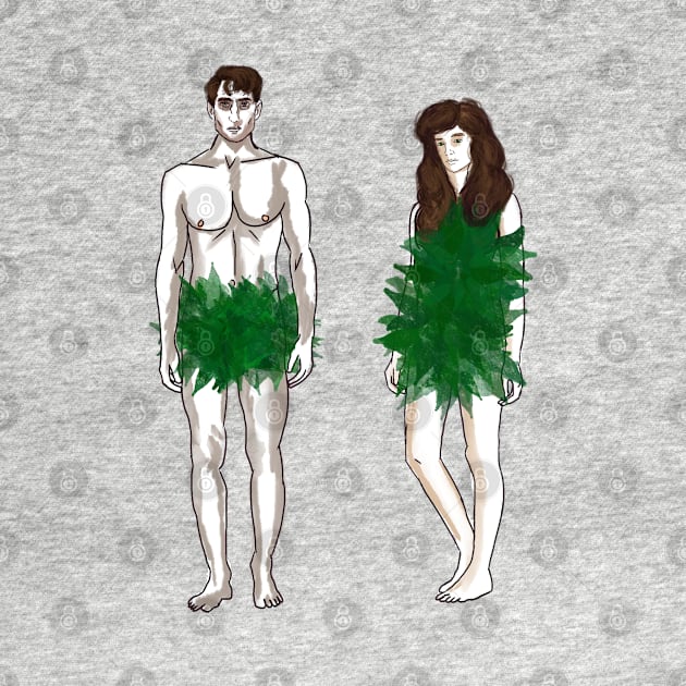 Adam and Eve by HappyRandomArt